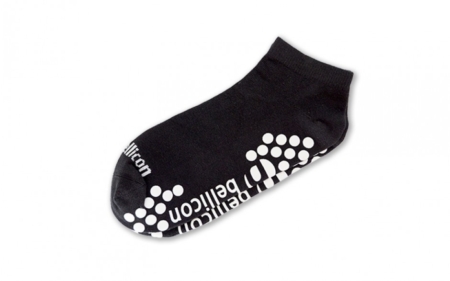 Anti Skid Socks, Black, One Size